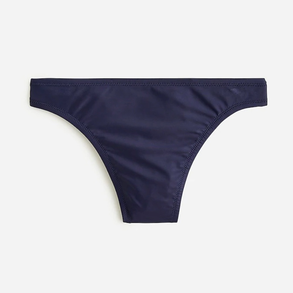 J Crew - High-rise cheeky bikini bottom - XL - Navy